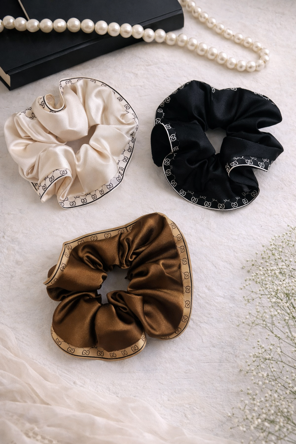 Premium GG Hair Scrunchie