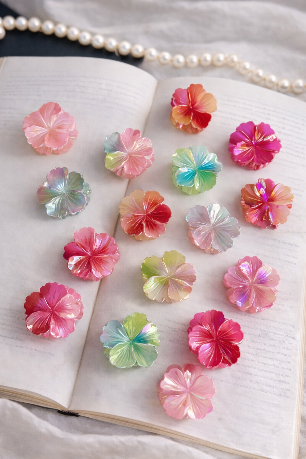 Holo Mini Hair Claw Clip