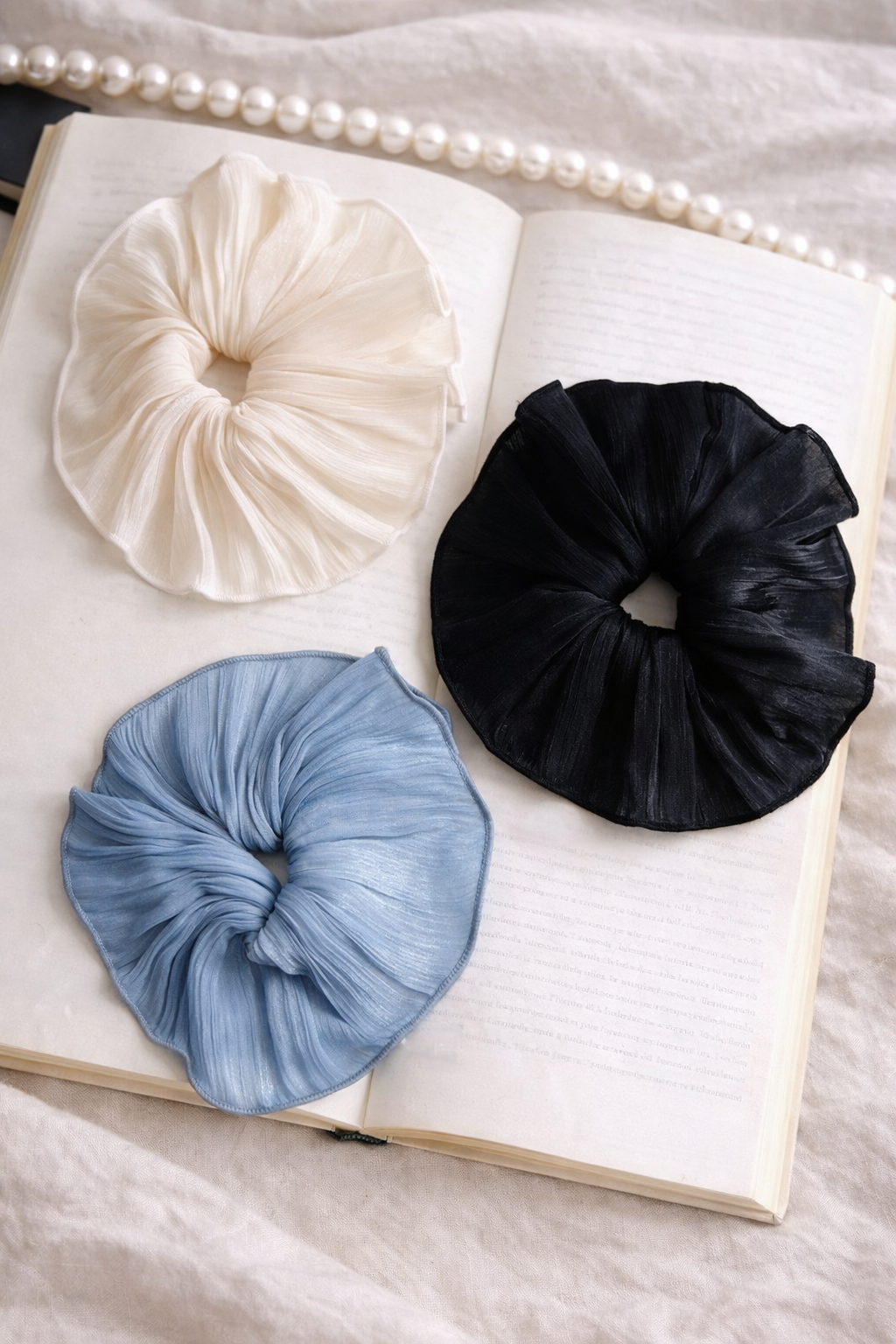 Satin Korean Hair Scrunchie - xl