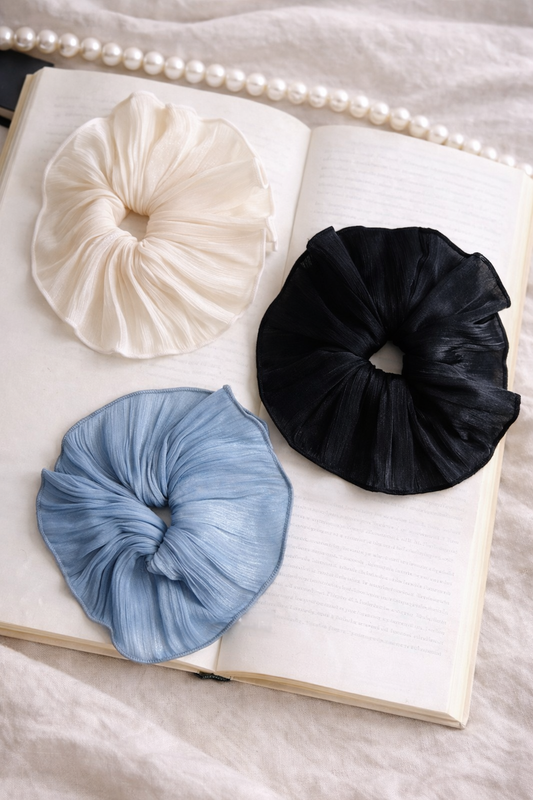 Satin Korean Hair Scrunchie - xl