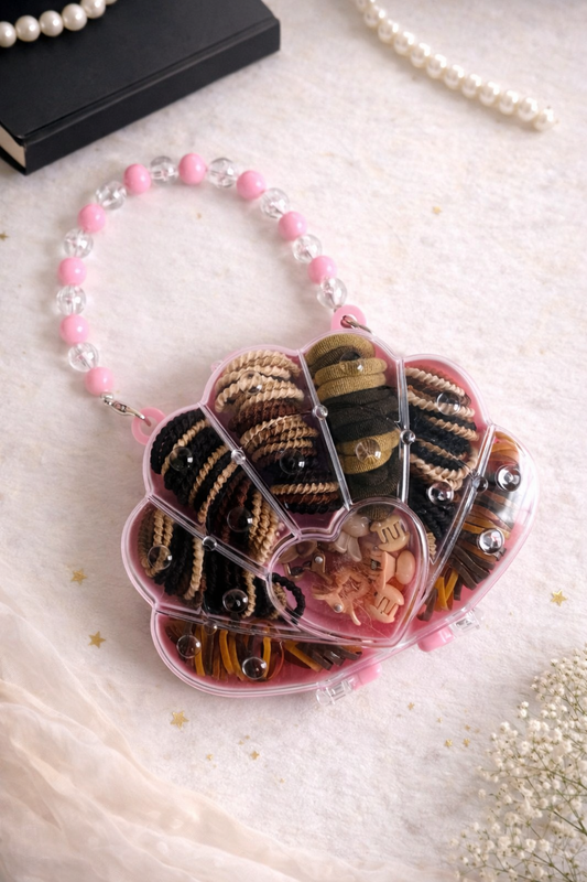 Shell Hair Pins and Rubber Band Gift Box