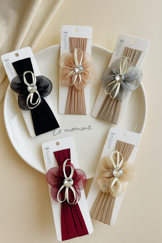 Flower baby hair bands