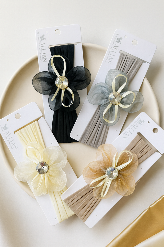 Flower baby hair bands