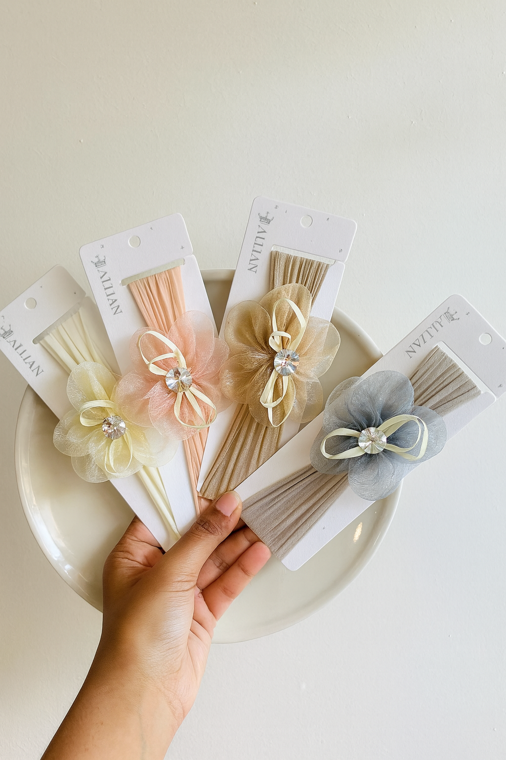 Flower baby hair bands