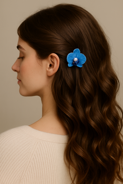 Orchid hawaii flower hair pink