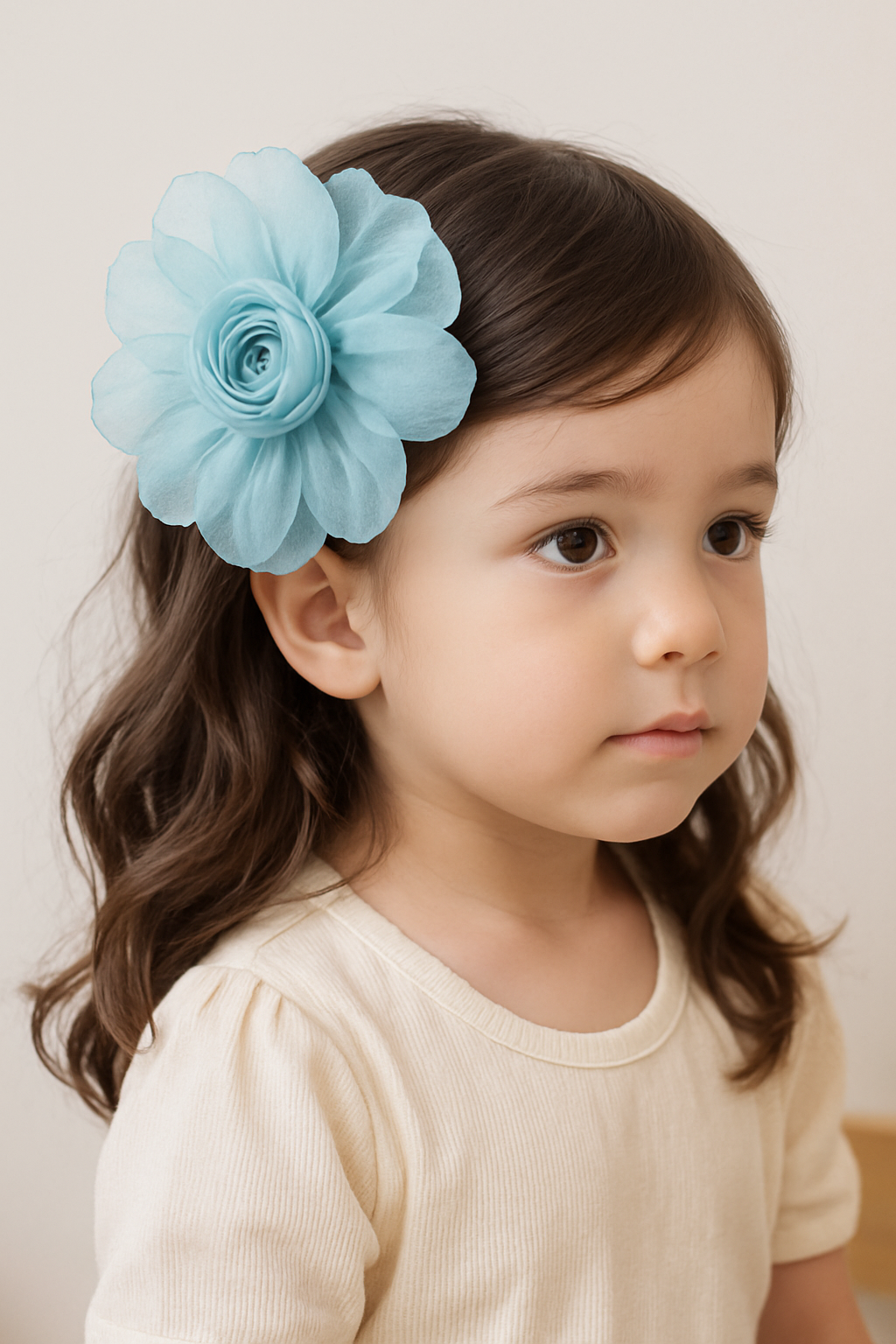 Korean daisy flower hair pin