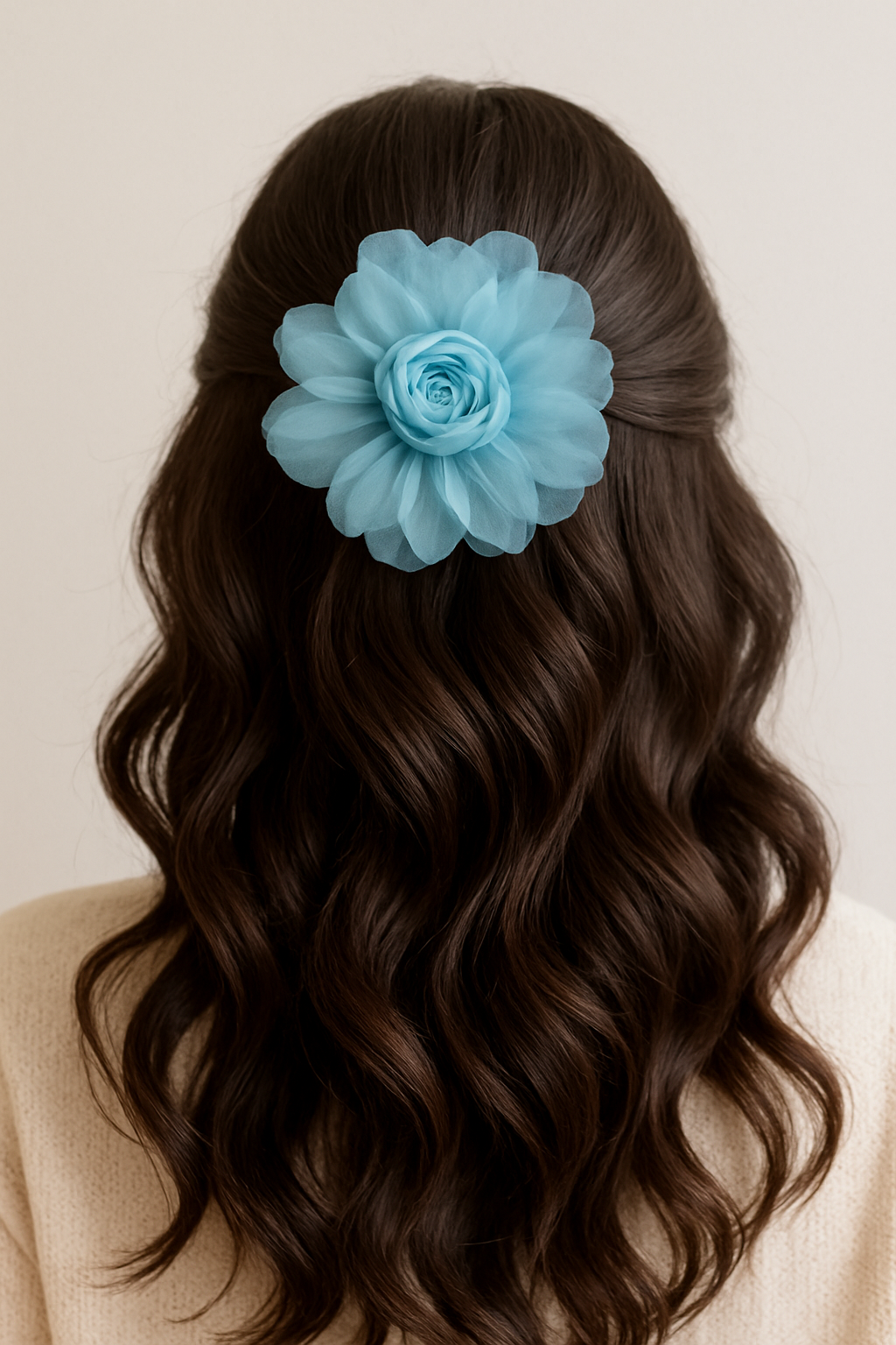 Korean daisy flower hair pin