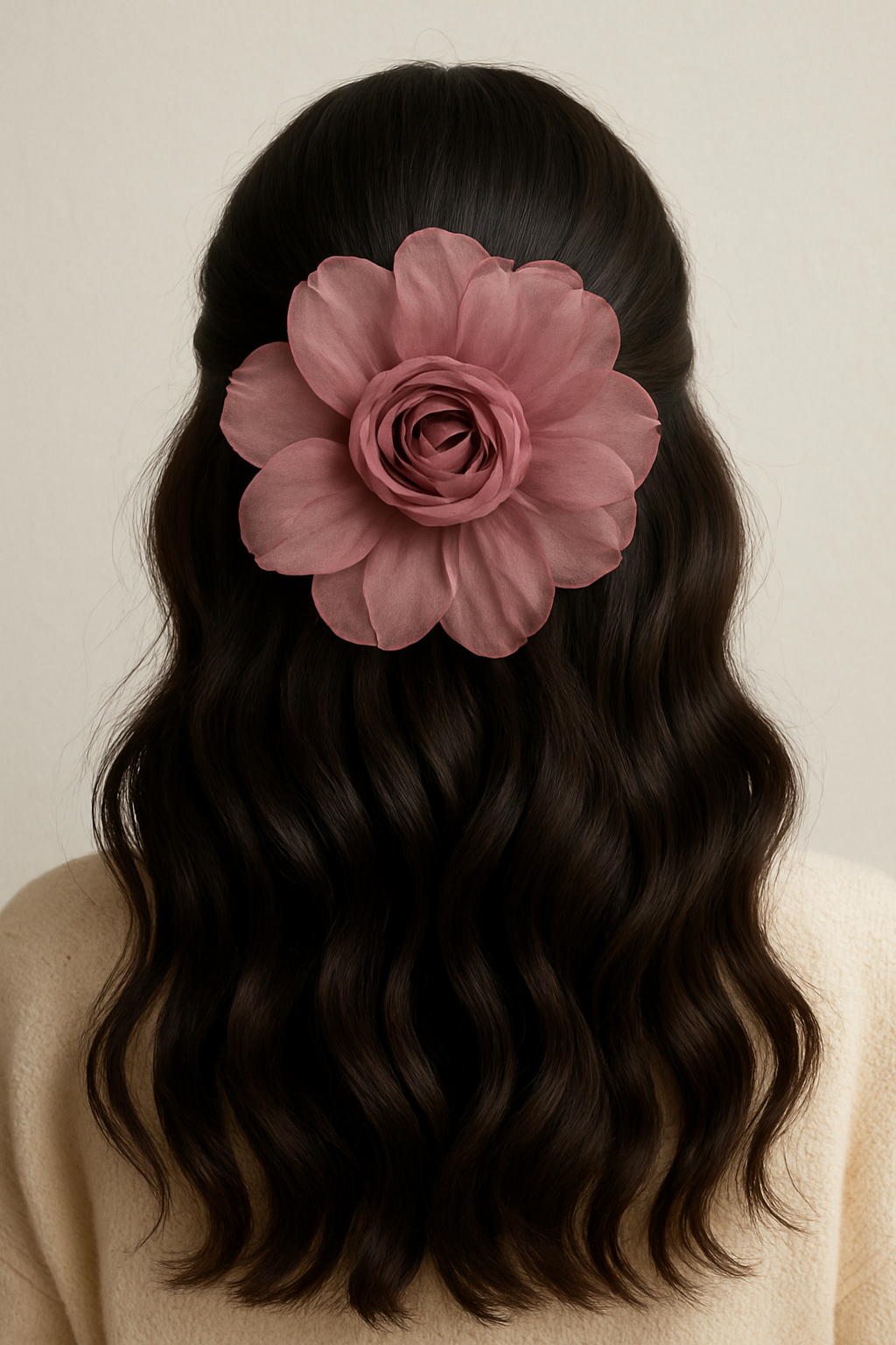 Korean daisy flower hair pin