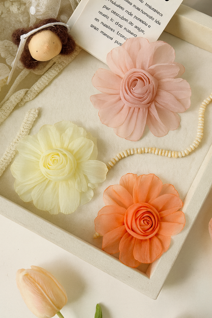 Korean daisy flower hair pin