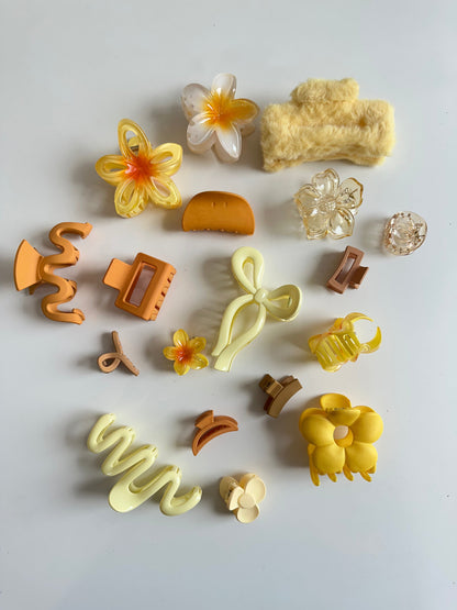 Box of happiness - Hair claw clips hamper